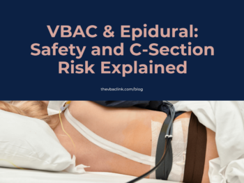 VBAC and epidural